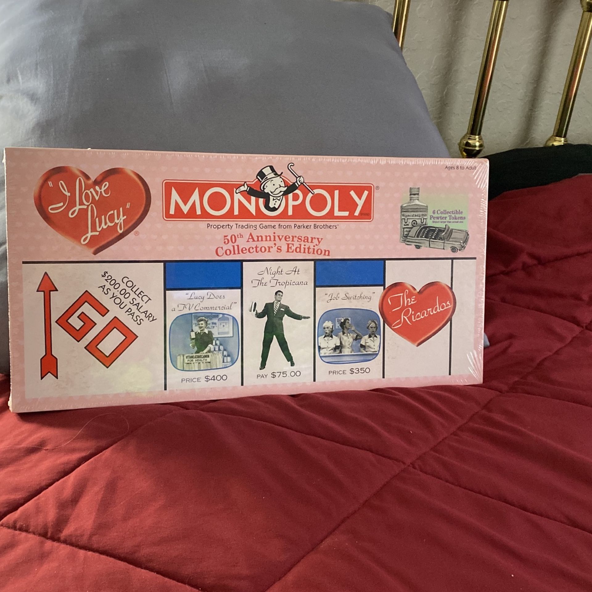 I Love Lucy 50th Anniversary Monopoly Board Game