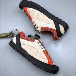 Orange-brown shoes
