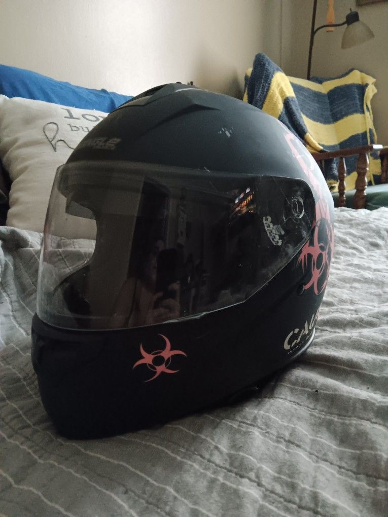 Women's Motorcycle Helmet Sz M