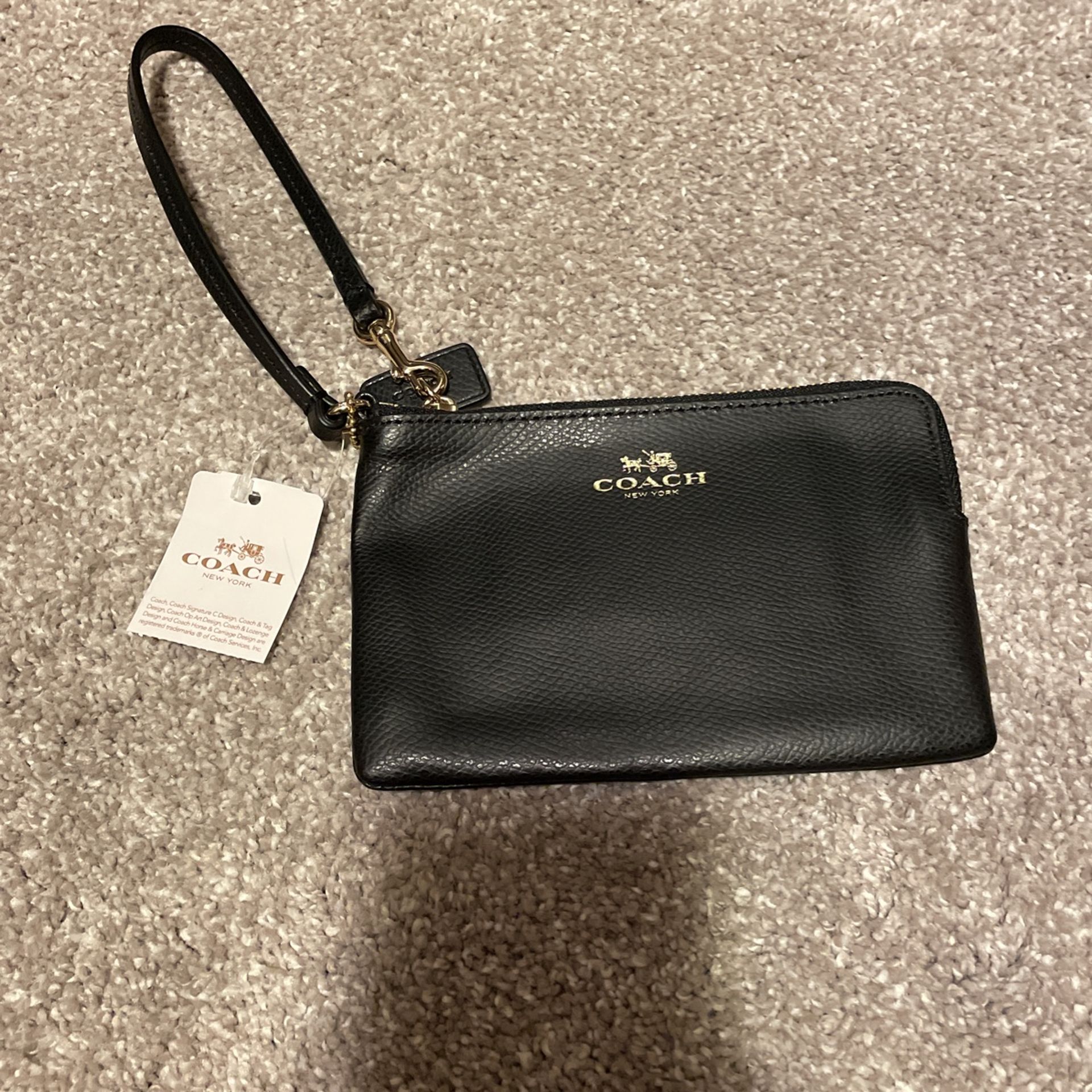 Coach Wristlet Black