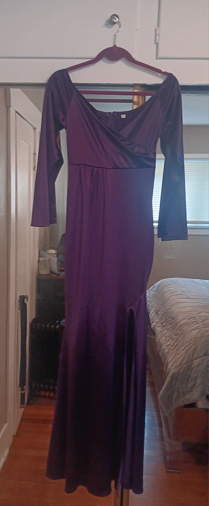 Plum Purple Evening Gown
