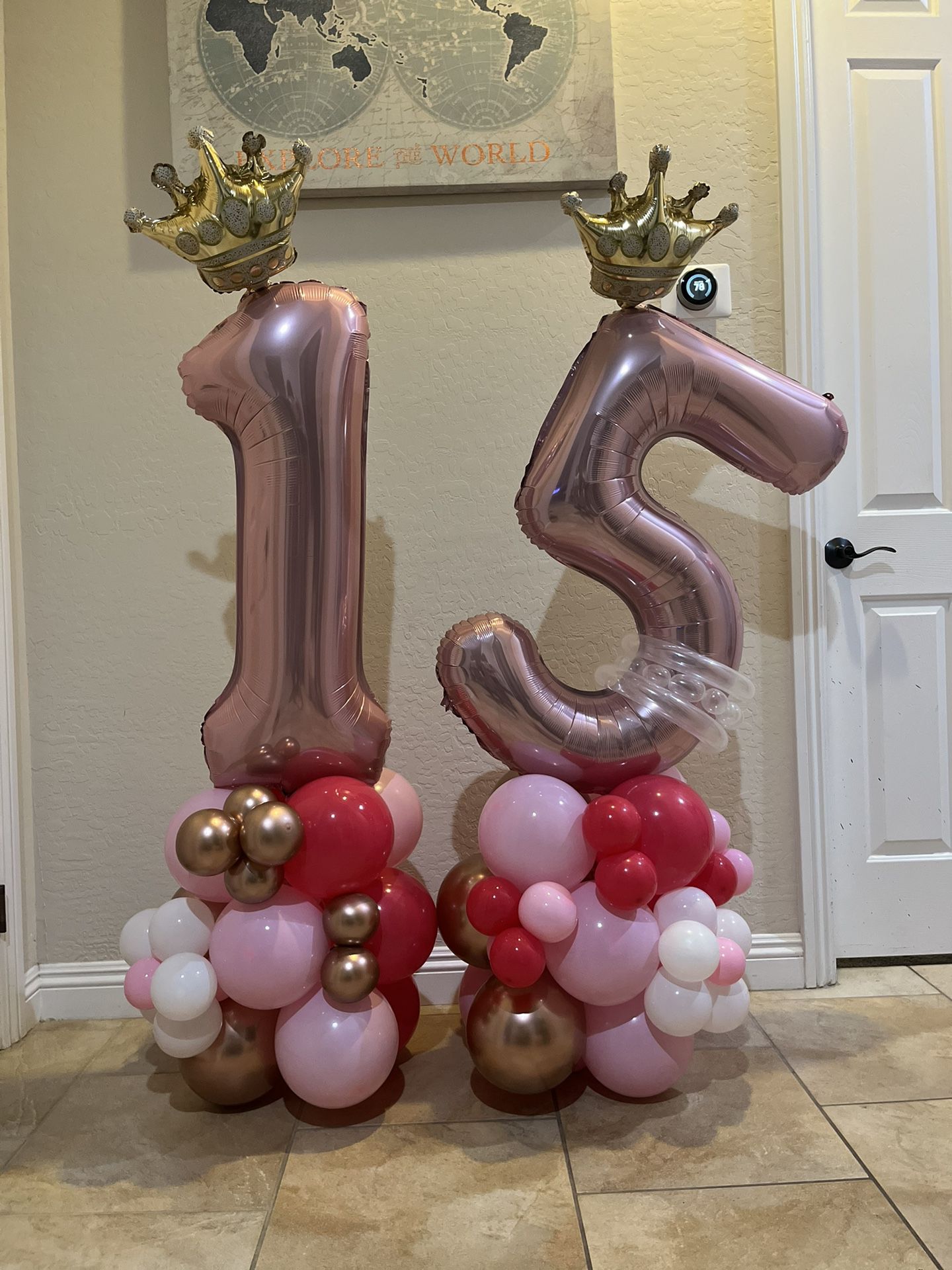 Birthday Balloon Stack Numbers