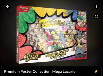Pokémon Mega Lucario Premium Poster Collection Box