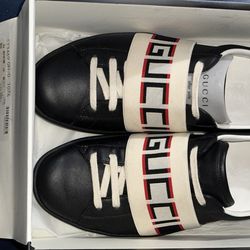 Gucci Ace Stripe Leather