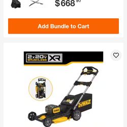 DeWalt Battery Operated Lawn Mower