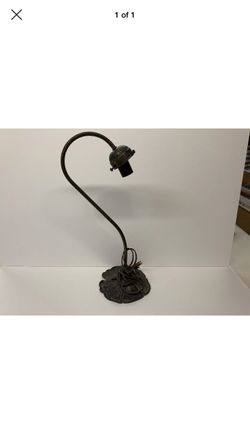 Vintage gooseneck mid century lamp