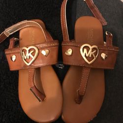 Mk toddler sandals