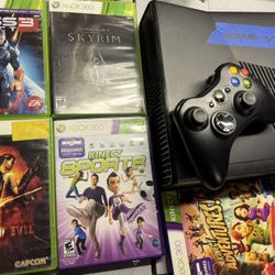 Xbox 360 Slim With Games Bundle 