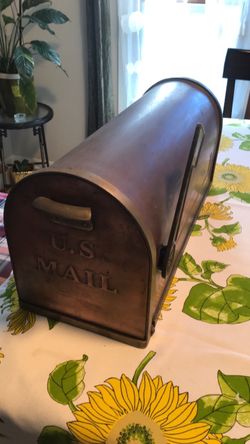 Solid copper mail box