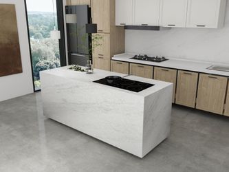 Warehouse Direct SALE Prefab quartz full slab countertop-Mystic Drift