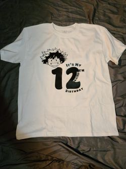 Custom Anime Birthday T-Shirt