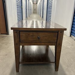 Real Wood Lake House End Table 