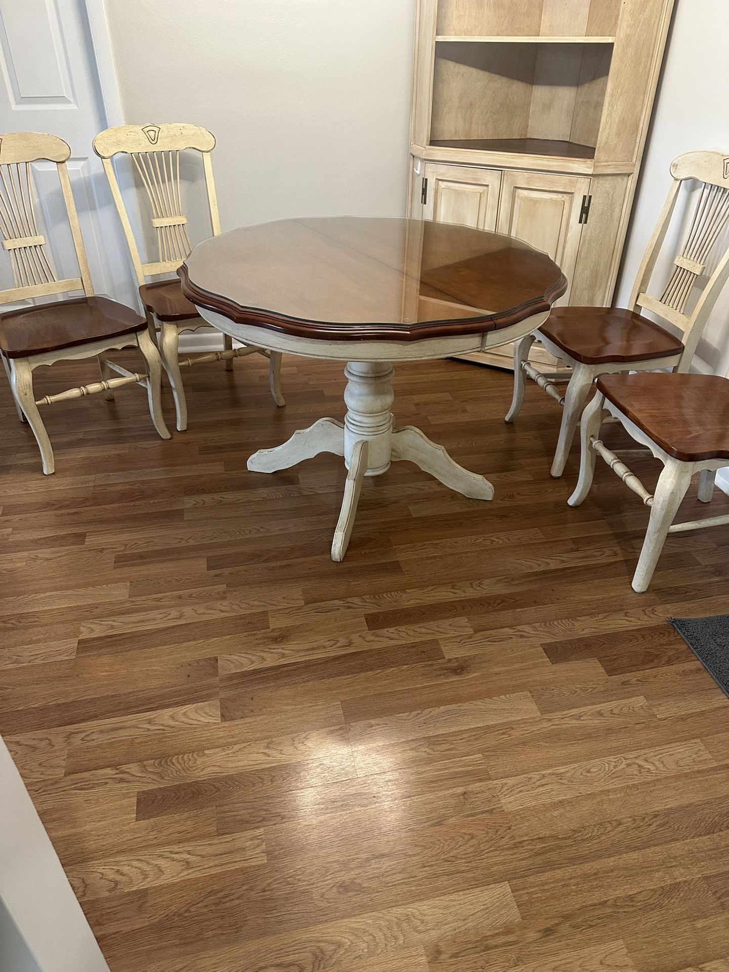 Table And Chair Set (Custom Cut Glass)