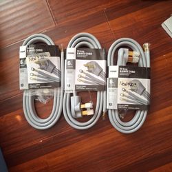 RANGE CORD 3 PRUNG NEW (Lot Of 3)