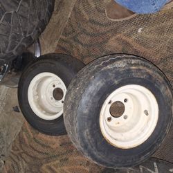 A set a easy go rims and tires