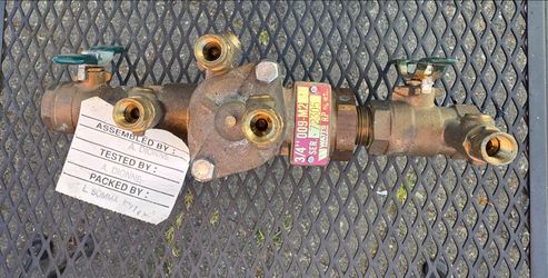 Watts 3/4" 009M2 Reduced Pressure Zone (RPZ)