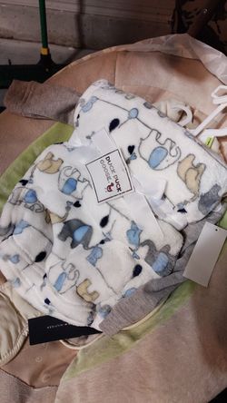Brand New Baby 3-6 mo clothes and blanket