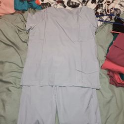 Light Blue Scrub SET