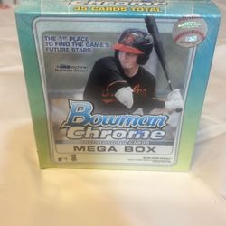2020 Bowman Chrome Baseball Mega Box  Factory Sealed  