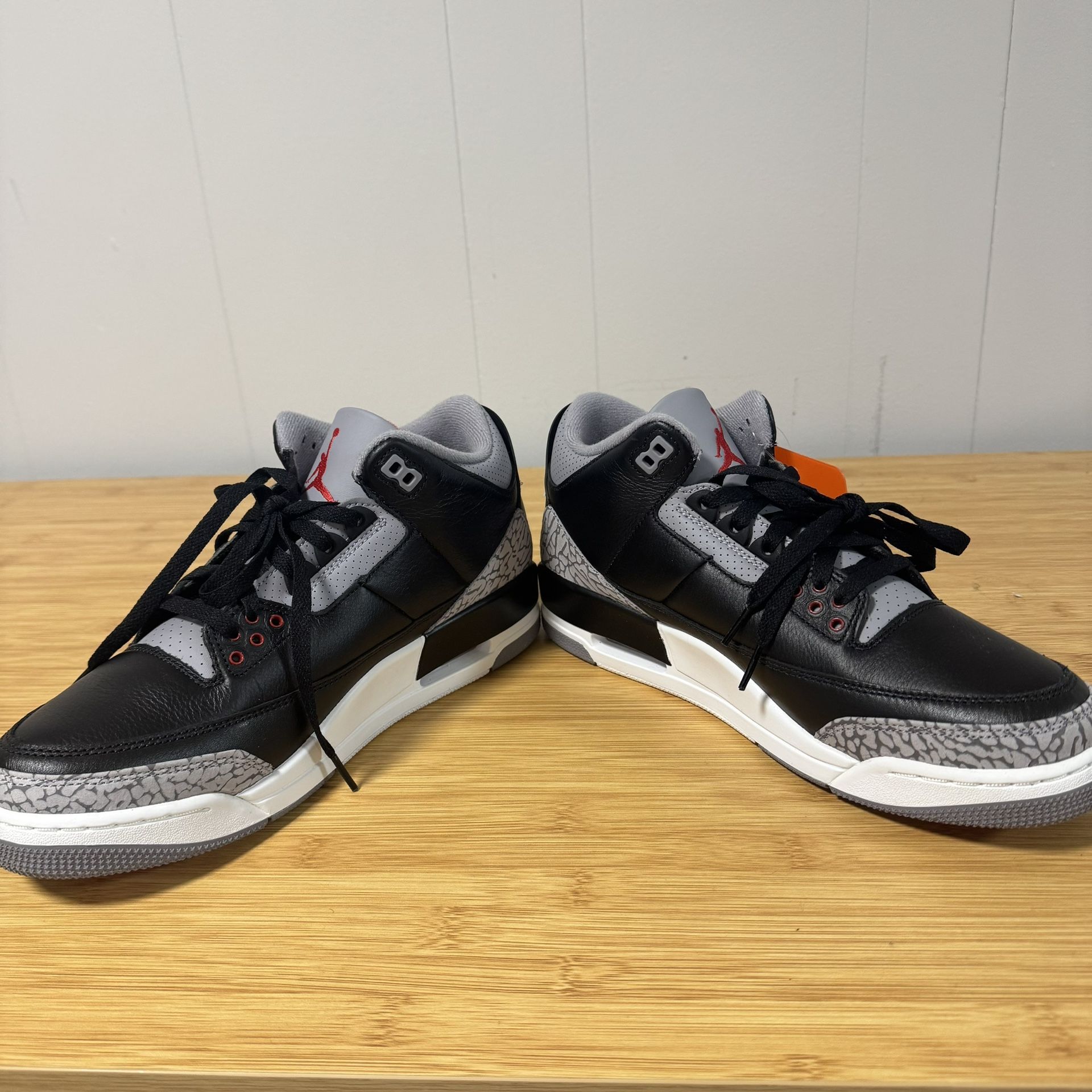 Jordan 3 Black Cements 10.5 *NEW*