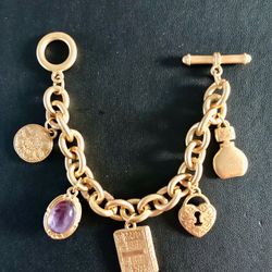 Gloria Vanderbilt Charm Bracelet 