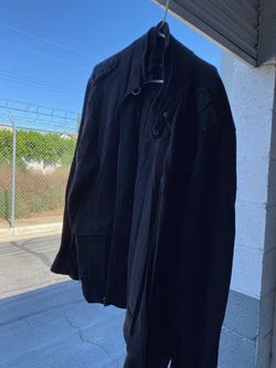 Black Utility-Style Zip-Up Jacket – Multi-Pocket Design – $10 OBO
