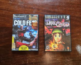 Cold Fear and Dark Cloud for Ps2