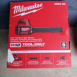 BLOWER MILWAUKEE M12 TOOL ONLY 