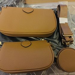 Crossbody Bags for Women Wallet Shoulder Bag Satchel Handbags Cross Body Bag with Adjustable Shoulder Strap  3 different size wallets with dust bag  B