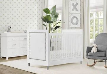 3 piece Delta Upholstered nursery set