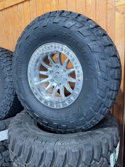 17x9 wheels tires new 6x139 lock offroad with 35x12.50x17 Nitto