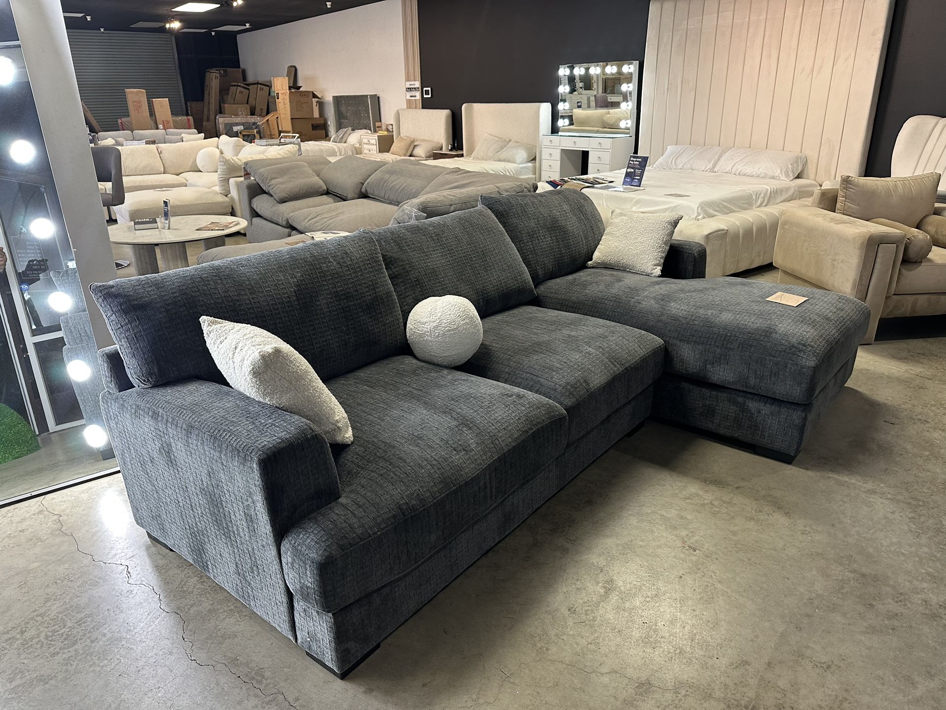 Sectional Sofa Chaise Living Room Couch