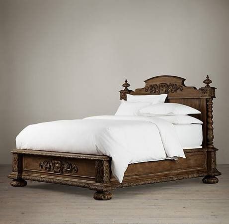 Restoration Hardware French Empire Panel Bed (Queen)
