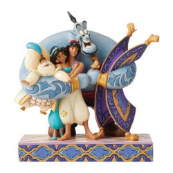 Jim Shore Aladdin Group Hug Disney