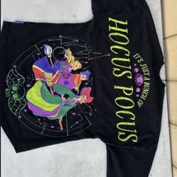 Hocus Pocus Shirt Adult Small Black Disney Parks Spirit Jersey Disneyland Movie
