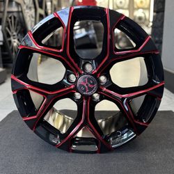 Rims 18x8.5 Gloss Black Candy Red 