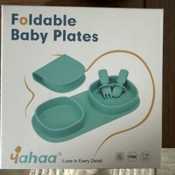Foldable Baby Plates AND snack Box