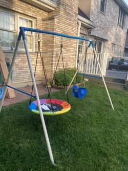 New kids swing (built for picture )