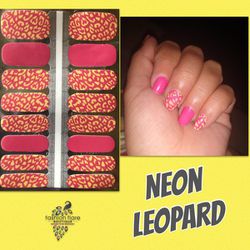 Neon Leopard!FFBoutique Nail Polish Strip!Free Sample/Entries 