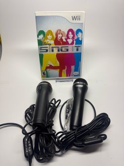 Disney Sing It Wii Game with Two Microphones