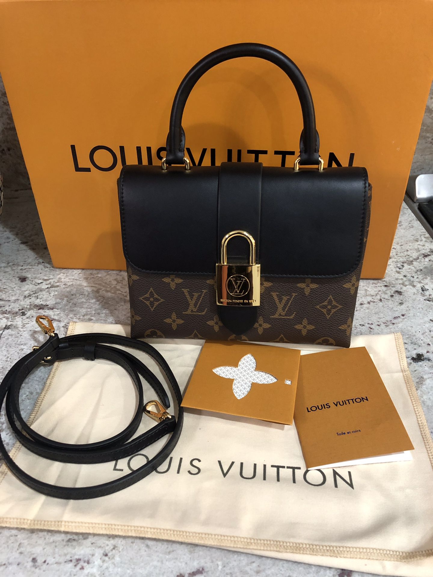Louis Vuitton LOCKY Bb Monogram Crossbody Bag