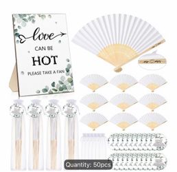 Hand fan souvenirs for wedding