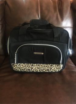 Leopard overnight bag