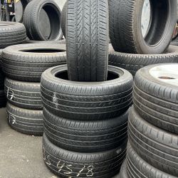 Set Of Four Used Tires 235/45-18 Bridgestone