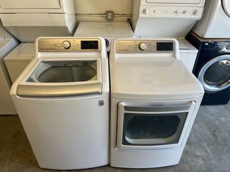 USED LG Washer and Gas Dryer Top Load