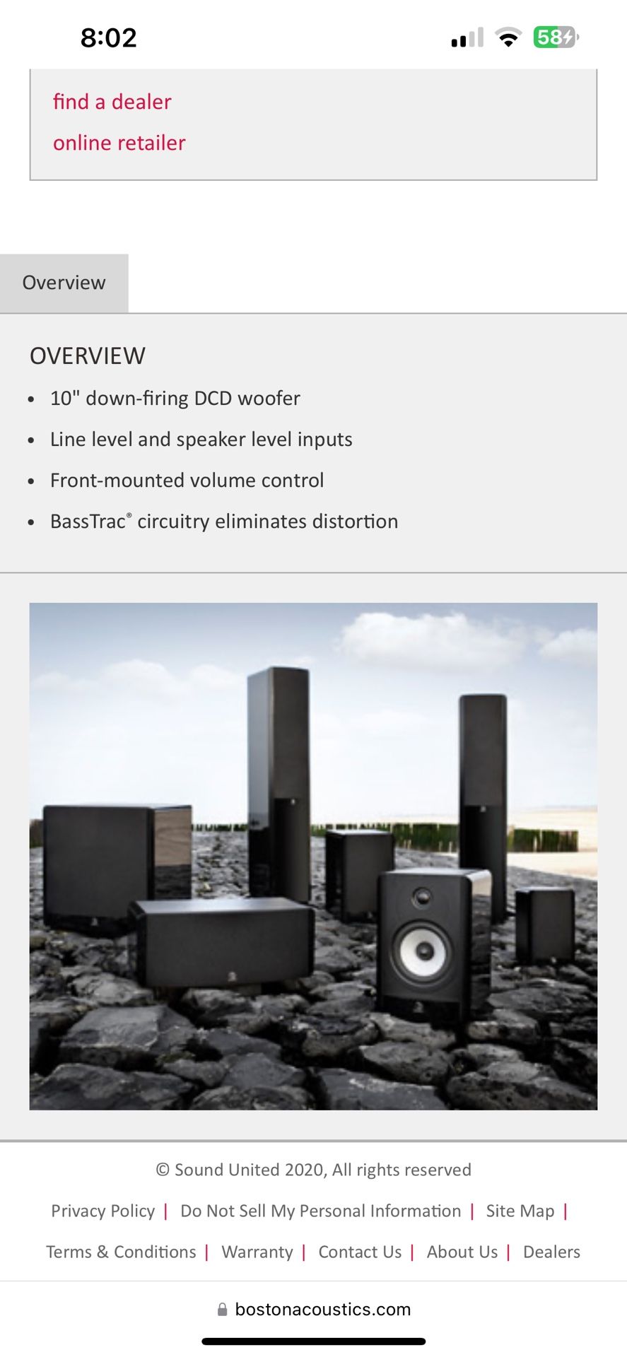 Boston Pv600 Subwoofer And Surround Sound