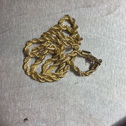 18k Plated Gold Chain