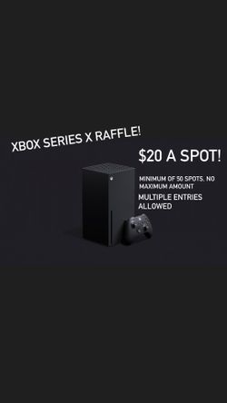 XBOX SERIES X RAFFLE