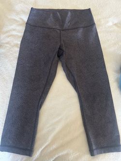 Lululemon Wunder Under High Rise Crop lavender black