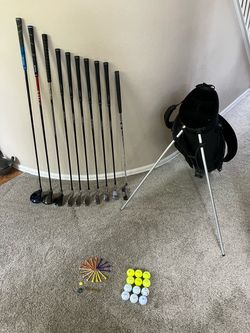 Wow - nice golf set with everything you need!